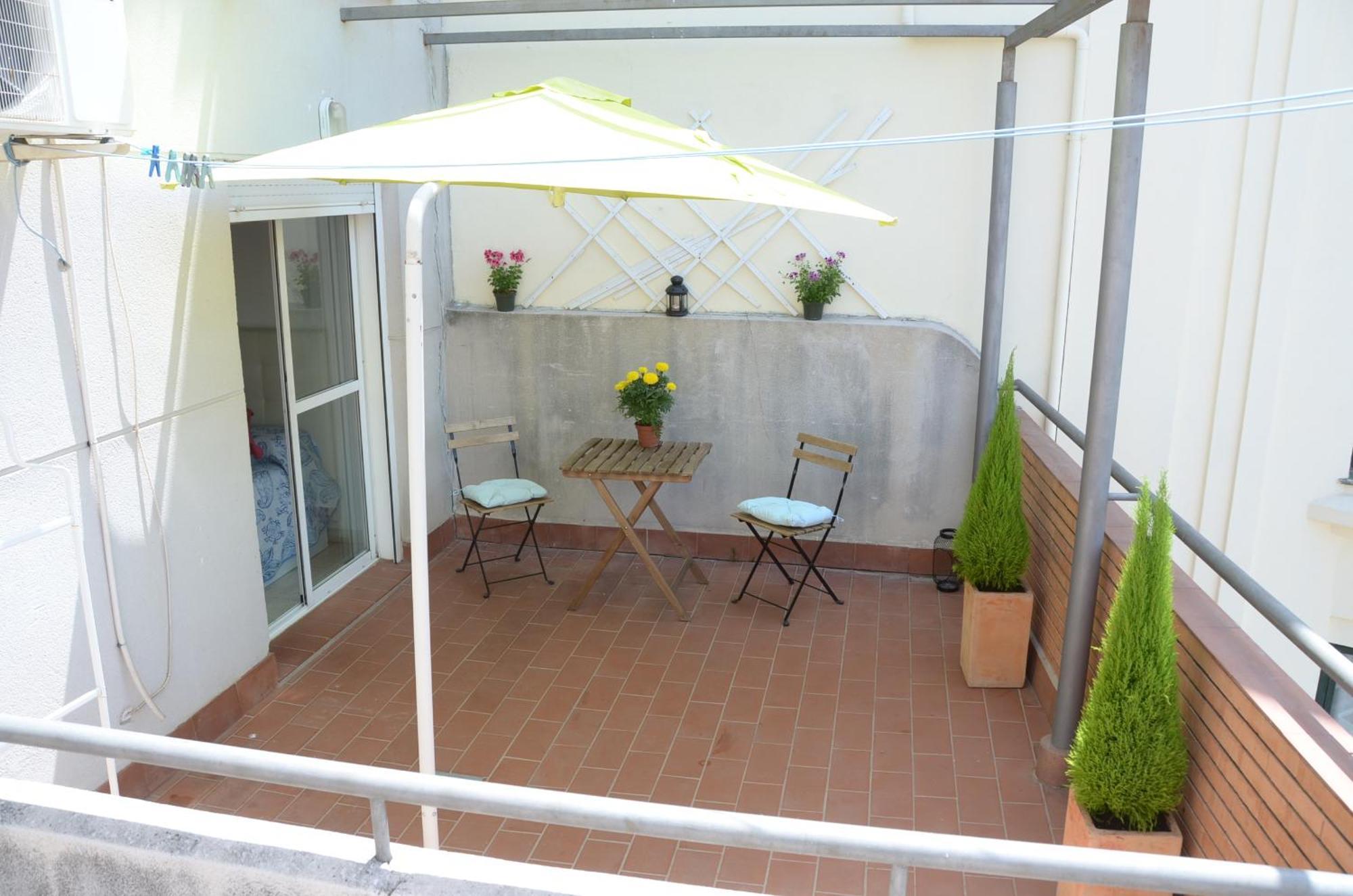 habitacion terraza centro Málaga Exterior foto