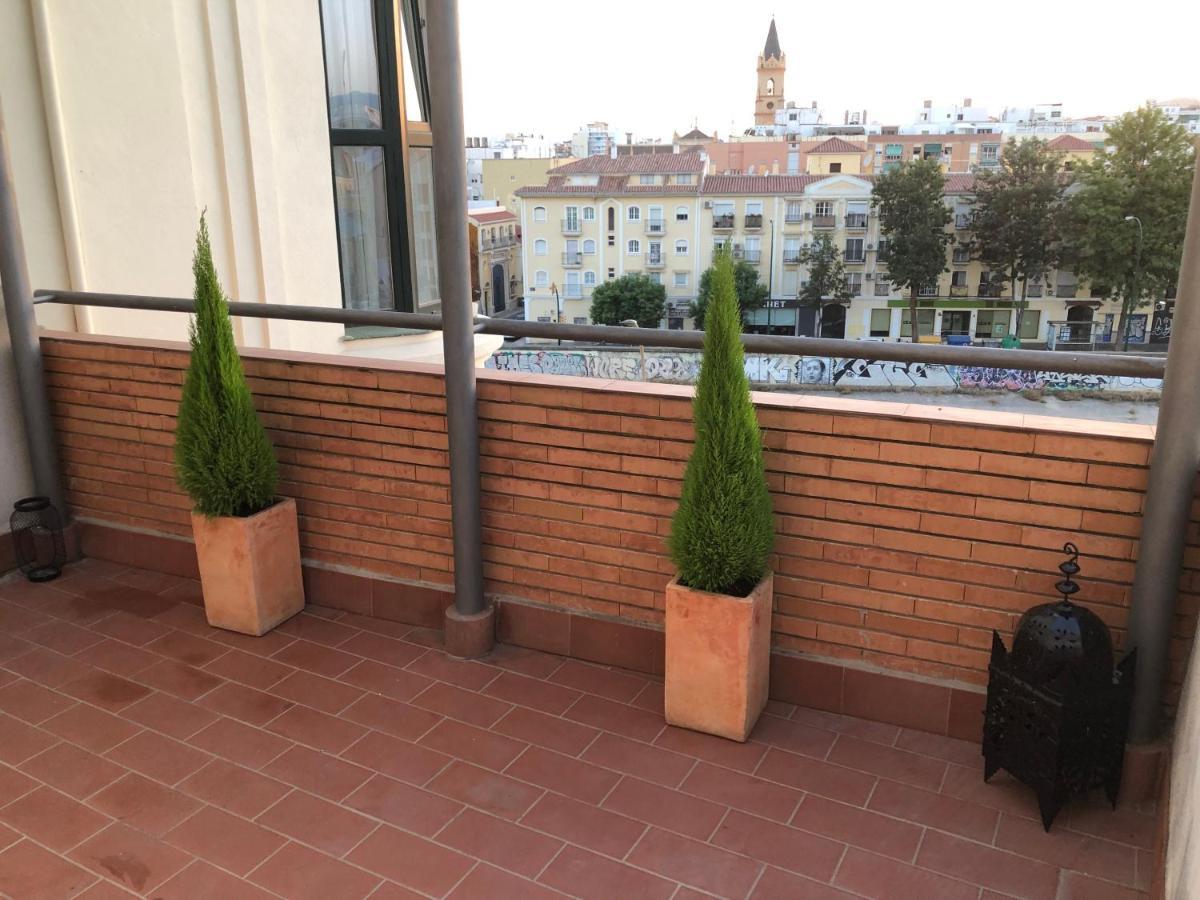 habitacion terraza centro Málaga Exterior foto