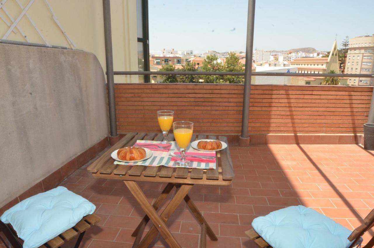 habitacion terraza centro Málaga Exterior foto